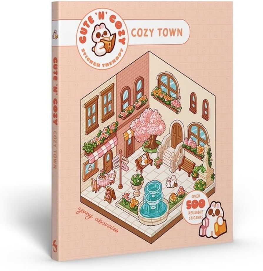 Cozy Town Sticker Therapy