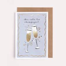 This calls for champagne card