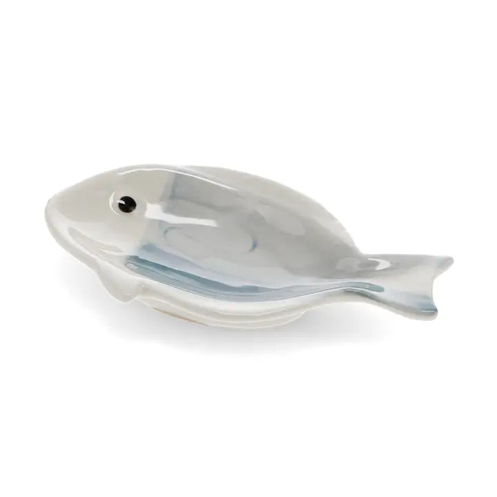 Mini Ceramic Trinket Dish - Fish