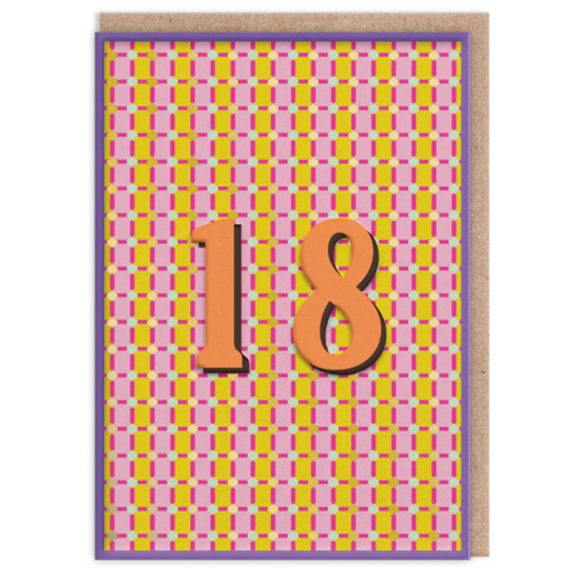 Geometric Age Card