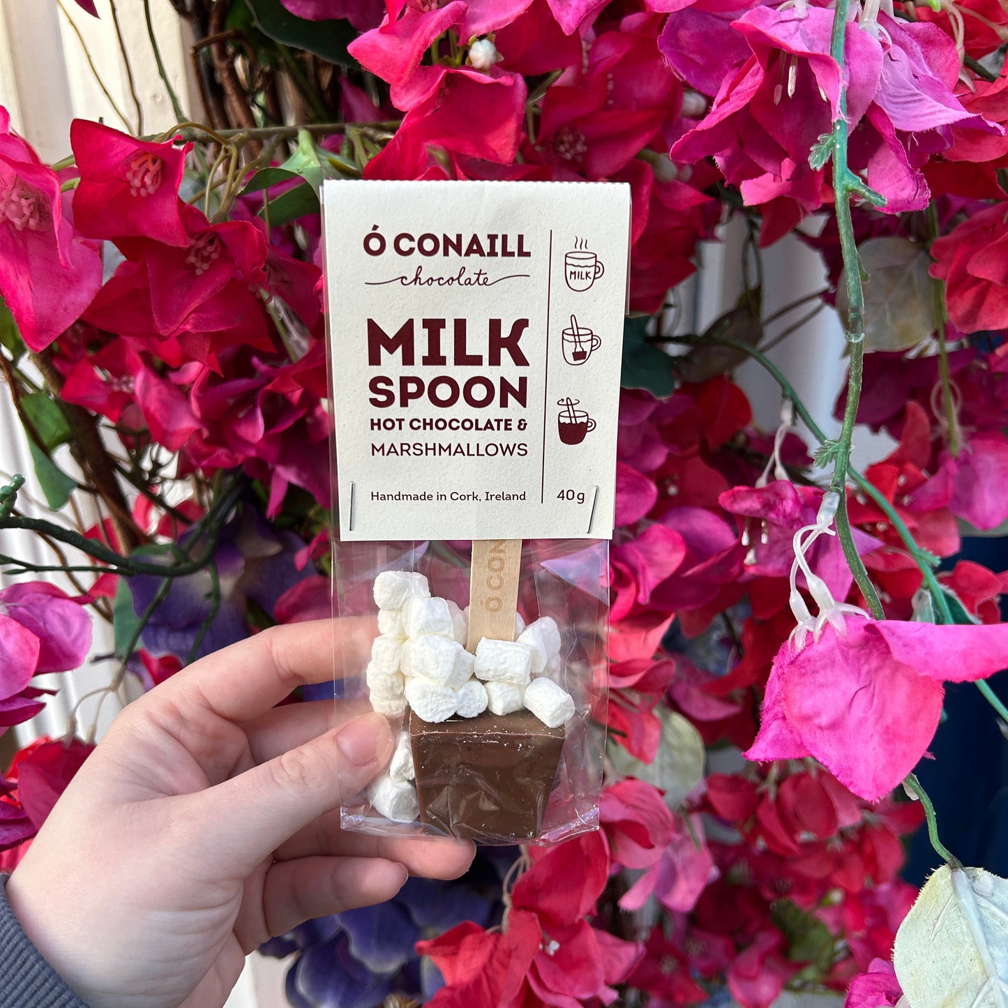 O Conaill Chocolate Spoons With Marshmallows