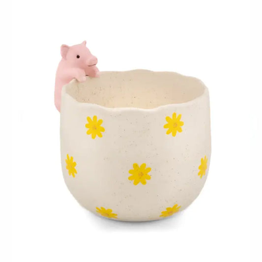 Peeking Pig Planter