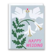 Happy wedding card
