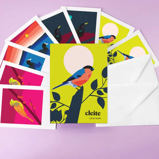 Feather Greeting Card Box