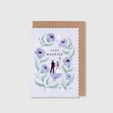 Just married card