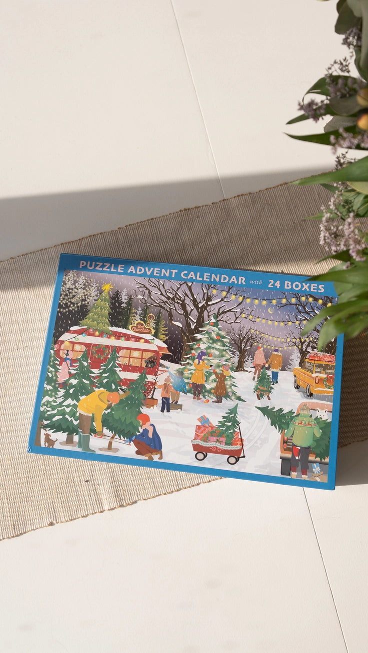 Christmas Tree & Snowflakes Jigsaw Advent Calender