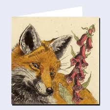 Fox by annabel Langrish card