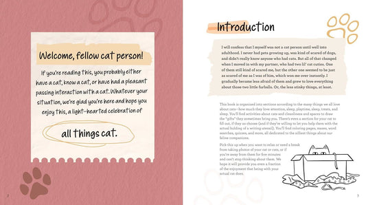 Cat Lovers Activity Book