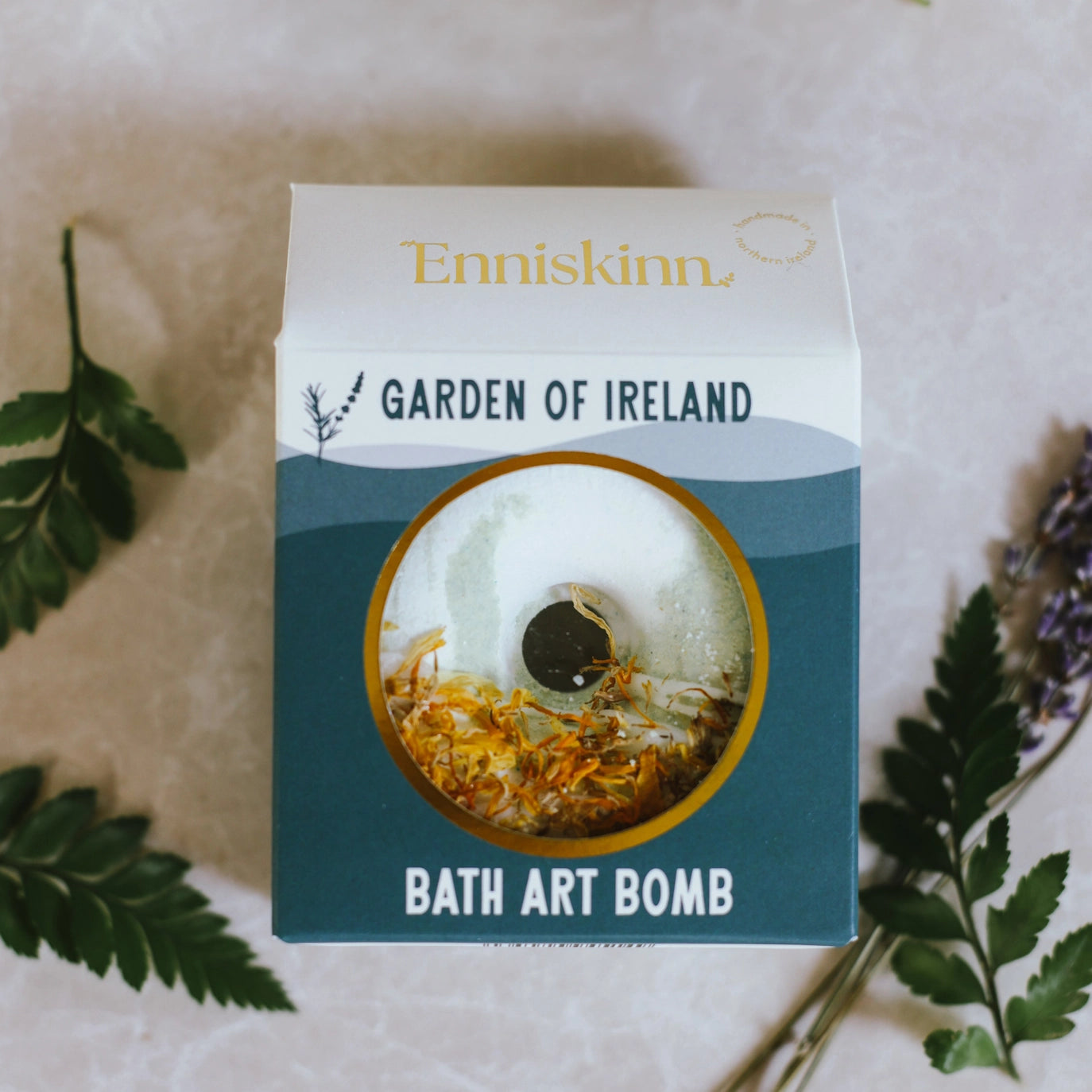 Bath Bomb - Lavender Rosemary Sage - Garden of Ireland