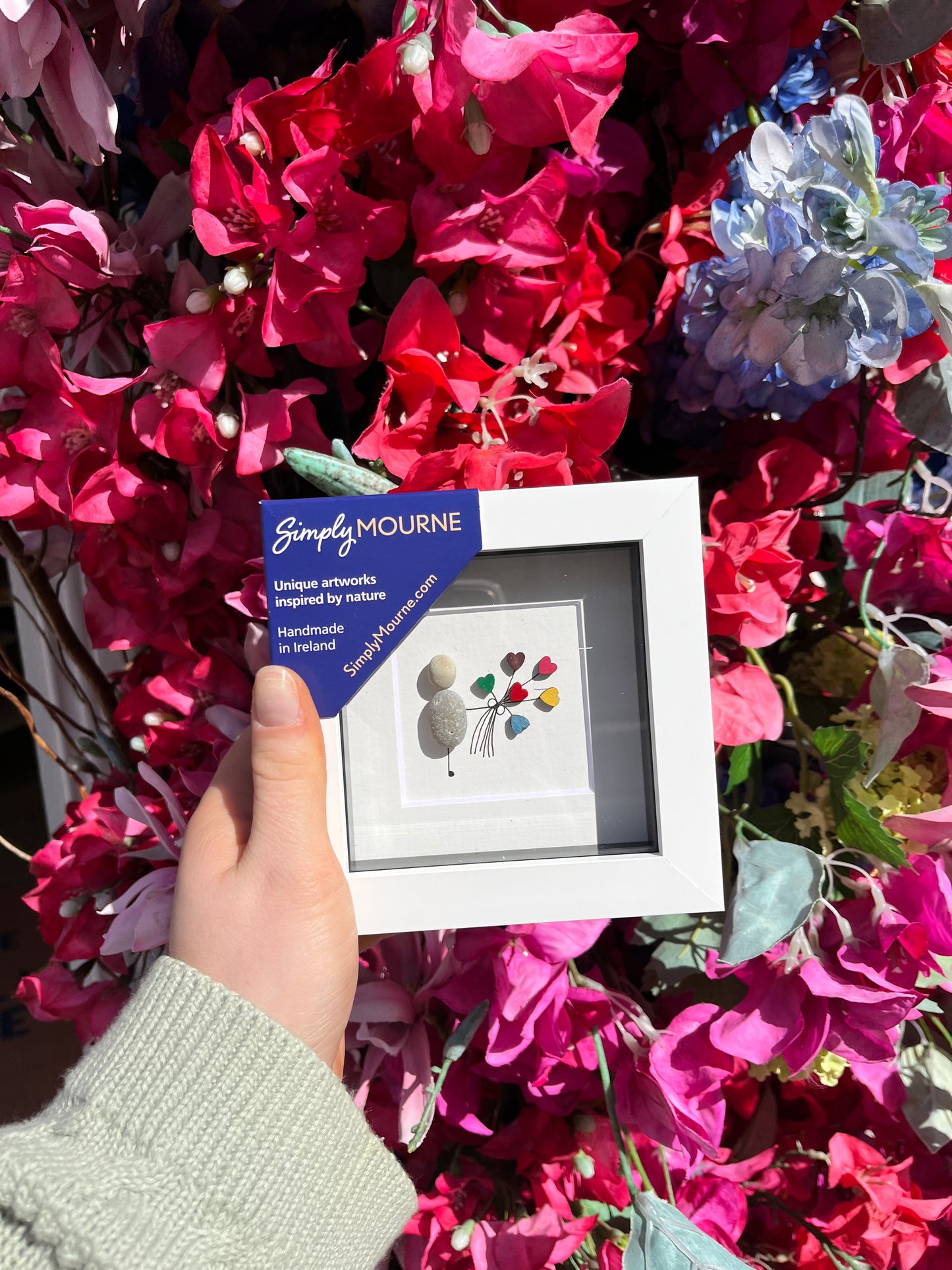 Heart Balloons - Simply Mourne Frame