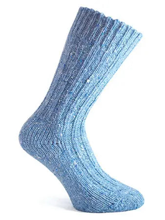 Donegal Wool Socks Blue