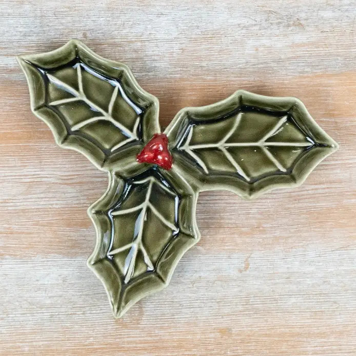 Large Holly Dish