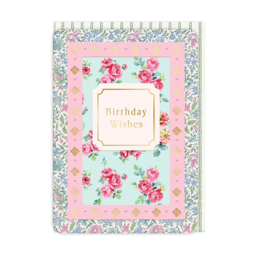 Birthday Wishes Roses - Ohh Deer Card