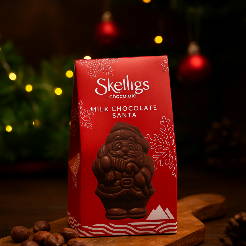 Small Chocolate Santa - Skelligs Chocolate