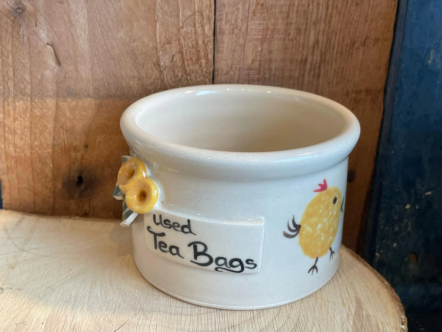 Chickens Used Tea Bag Holder
