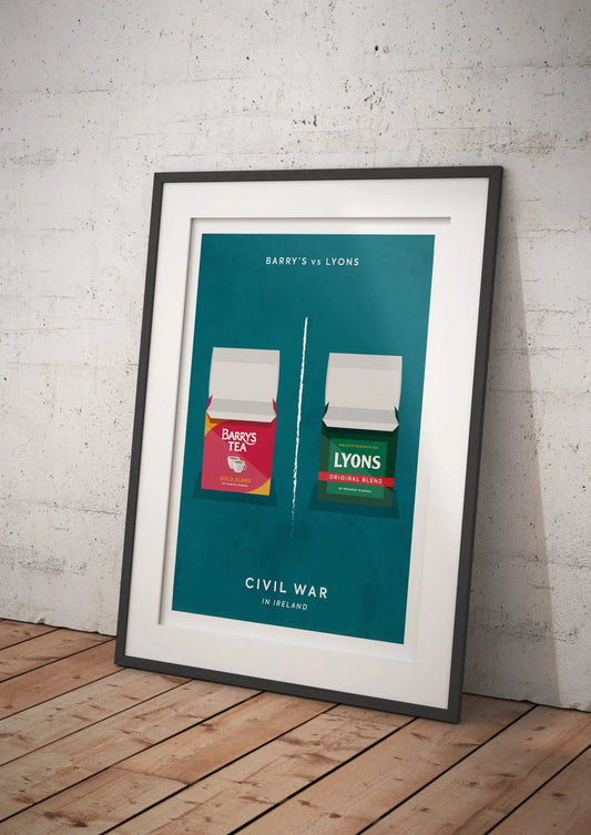 Civil War In Ireland - Ray Hurley Print