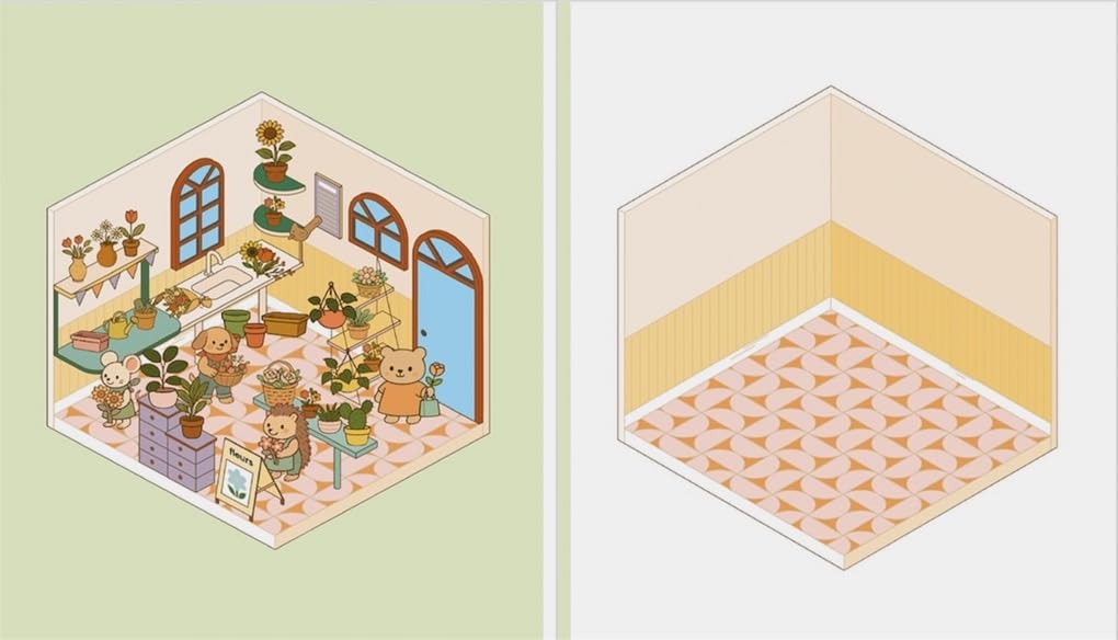 Cute 'n' Cozy Sticker Therapy: Flower Shop
