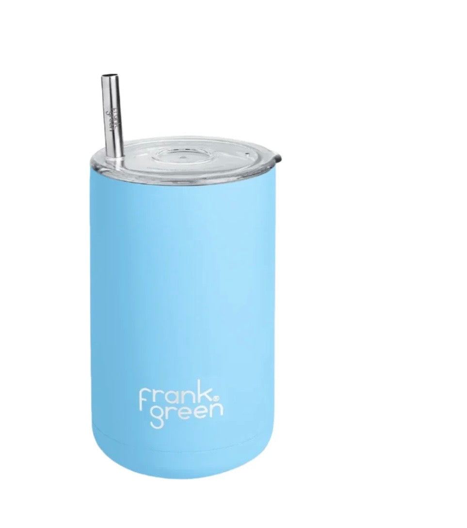 Iced Coffee Cup With Straw (15oz)