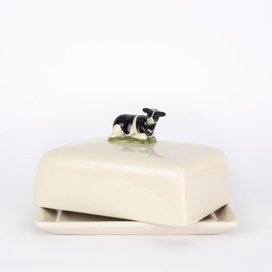 Friesian Cow Butter Dish