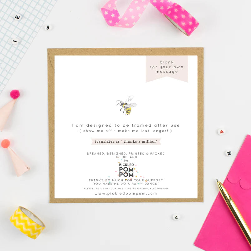 Go Raibh Míle Maith Agat Typewriter - Pickled Pom Pom