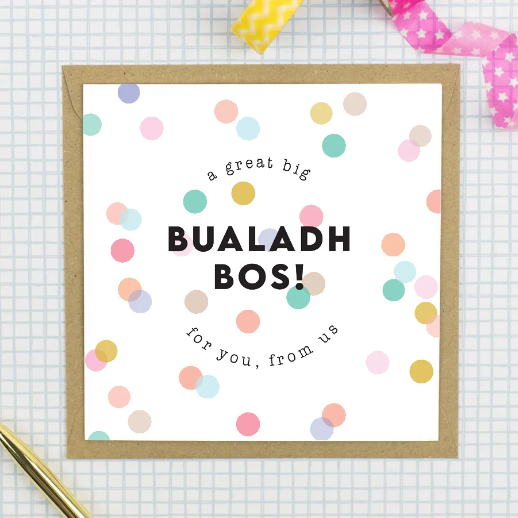 Bualadh Bos! - Pickled Pom Pom Card