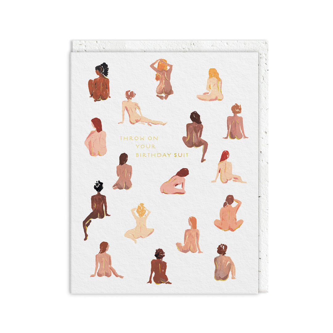 Birthday Suit - Ohh Deer Card