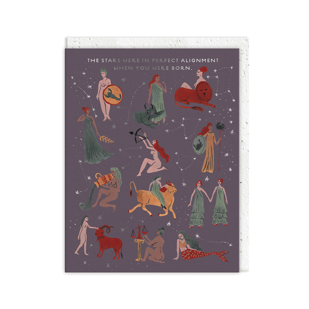 Perfect Alignment Birthday - Ohh Deer Card