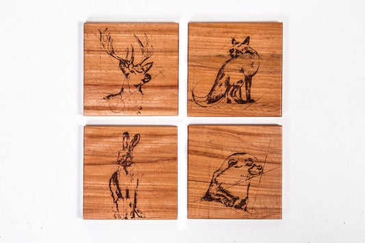 Caulfield Country Boards Coasters - Four