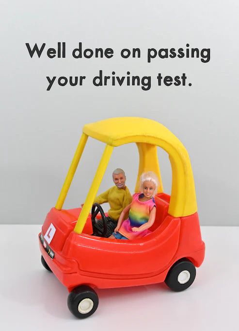 Well Done on Passing Your Driving Test Card
