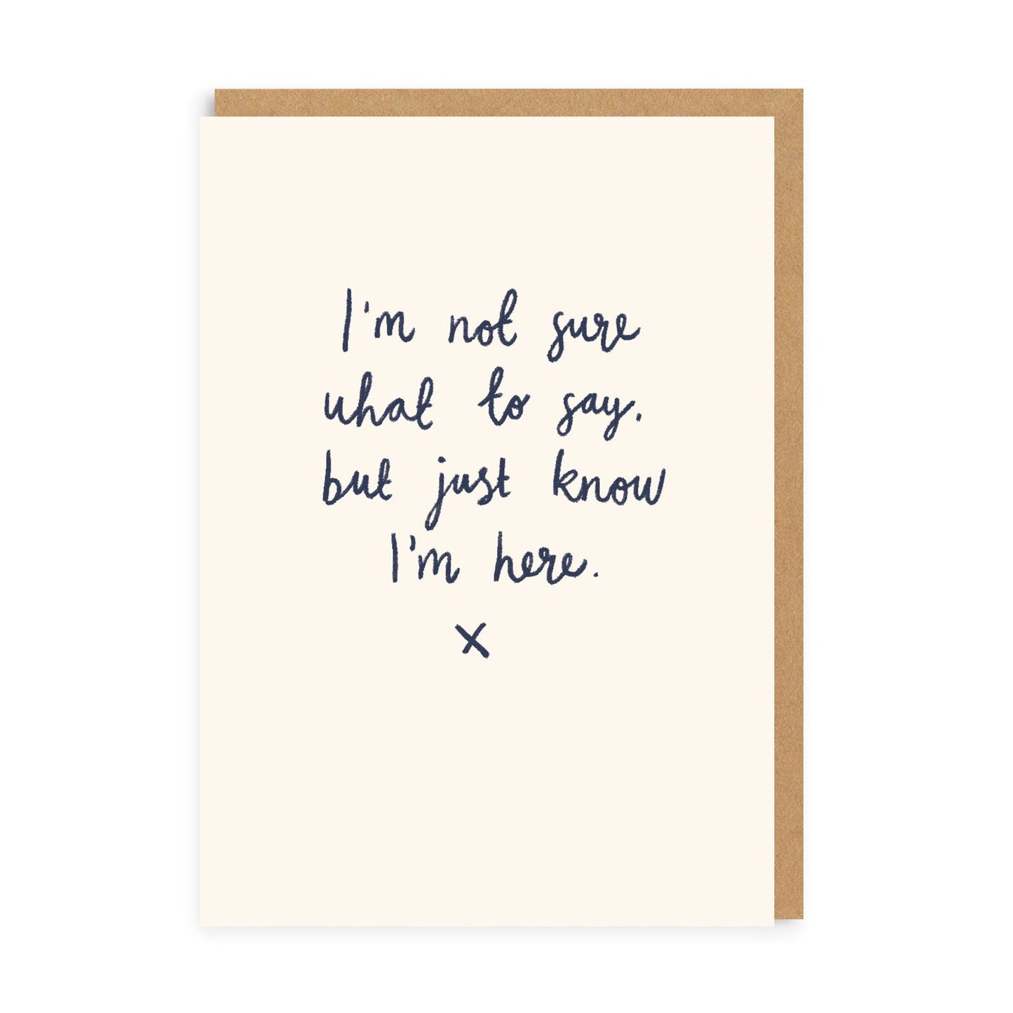 Not Sure What To Say But Here - Ohh Deer Card