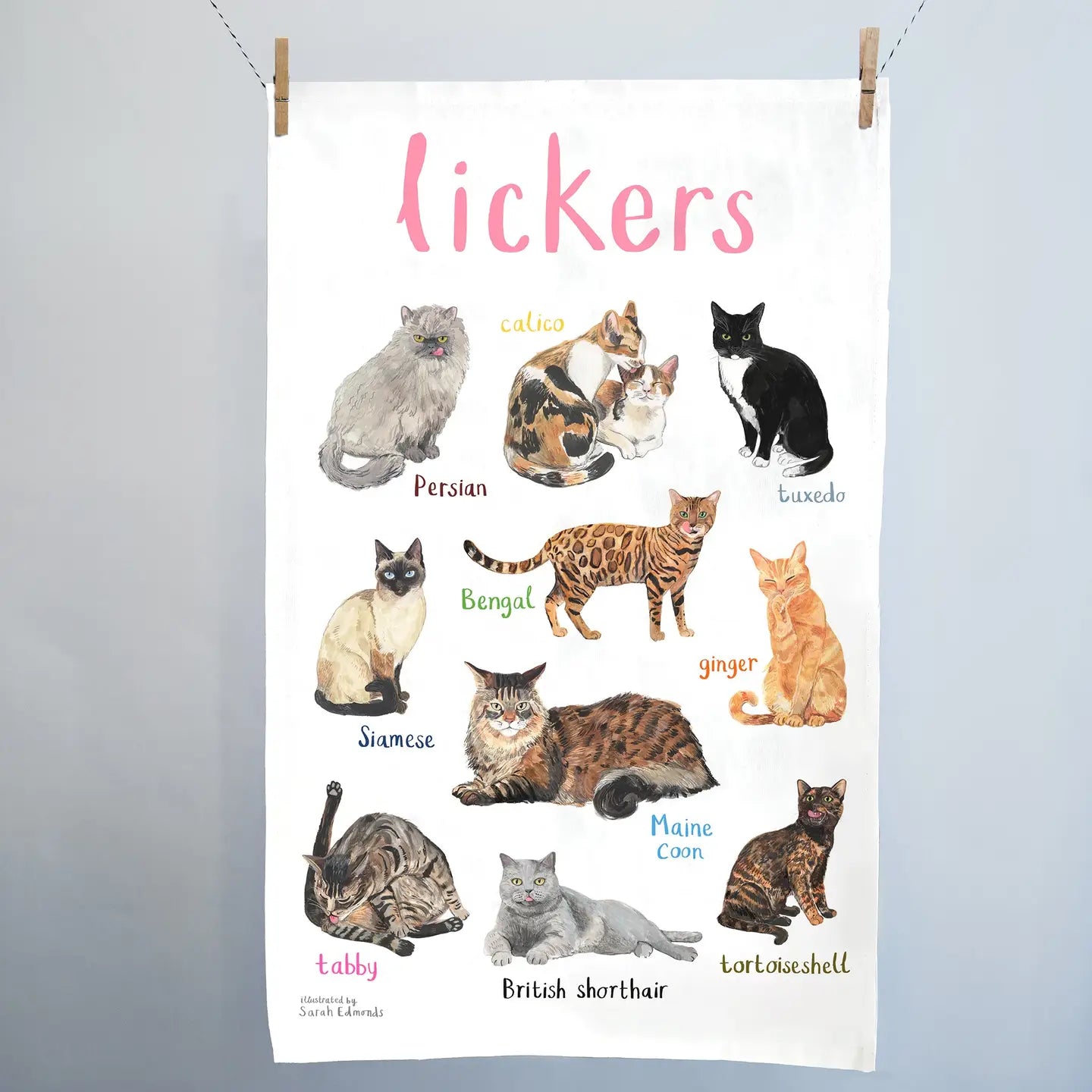 Lickers Cotton Tea Towel