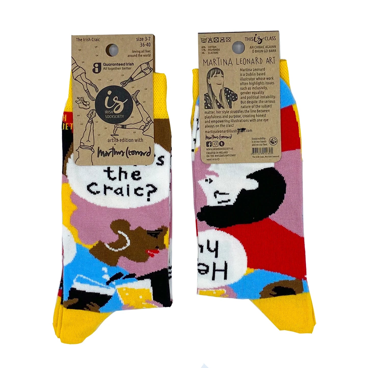 The Irish Craic Socks - Irish Socksciety