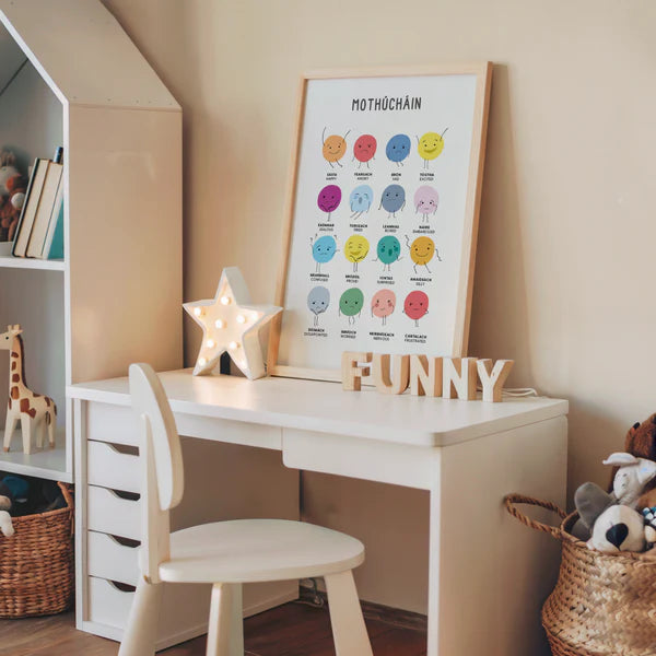 Mothúcháin Nursery - As Gaeilge Print