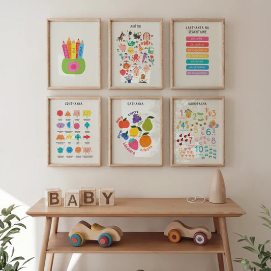 Mothúcháin Nursery - As Gaeilge Print