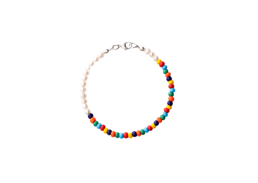 Rainbow Pearl Bracelet