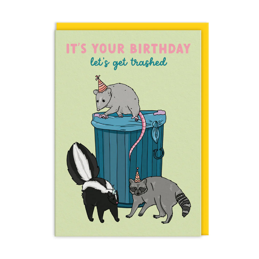 Lets Get Trashed - Ohh Deer Card