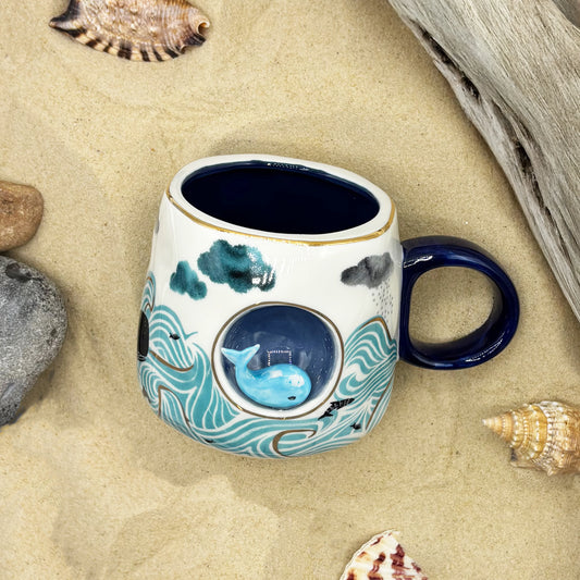 Sail Away With Me Whale Mug