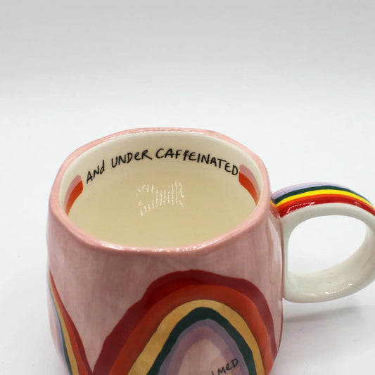Overwhelmed And Under Caffeinated Mug