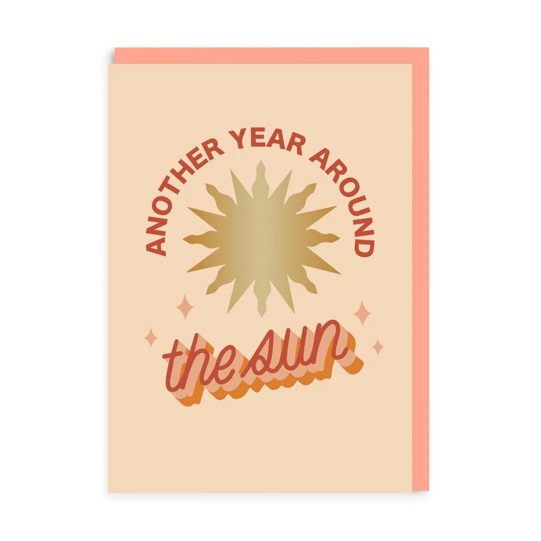 Another Year Around The Sun - Ohh Deer Card