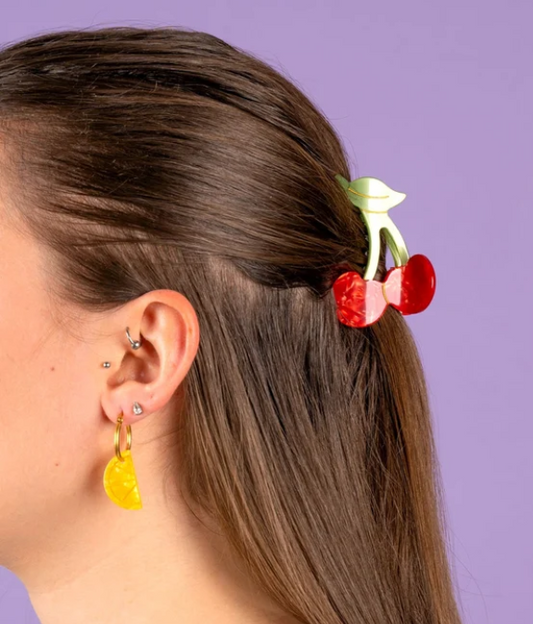 Cherry Claw Clip