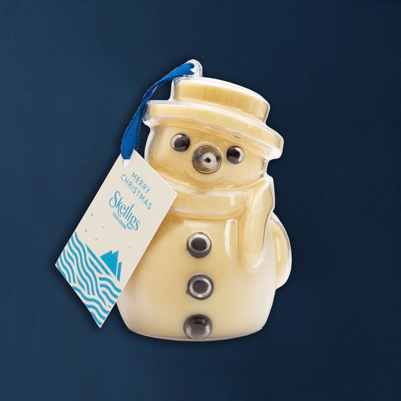 White Chocolate Snowman - Skelligs Chocolate