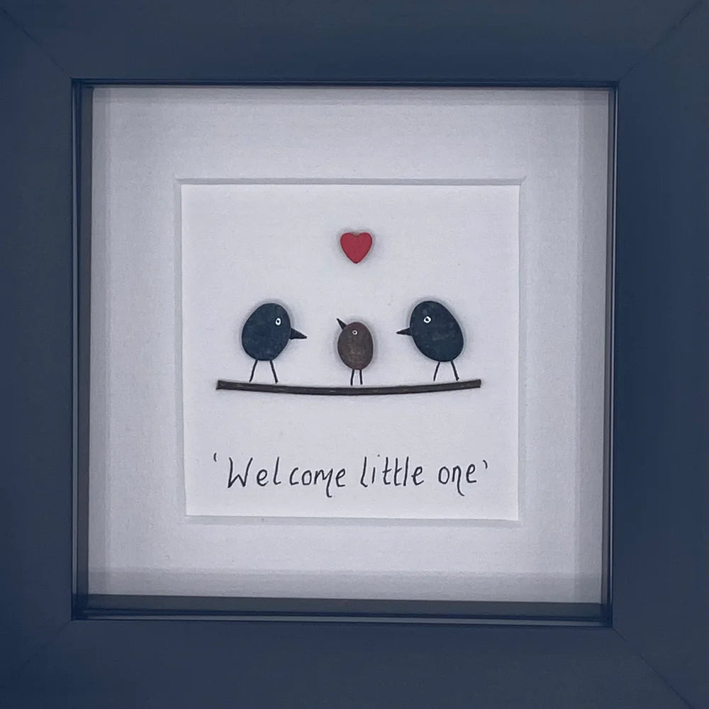 'welcome to the world little one' peppel art Simply Mourne