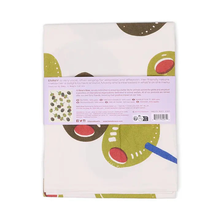 Olives Tea Towel