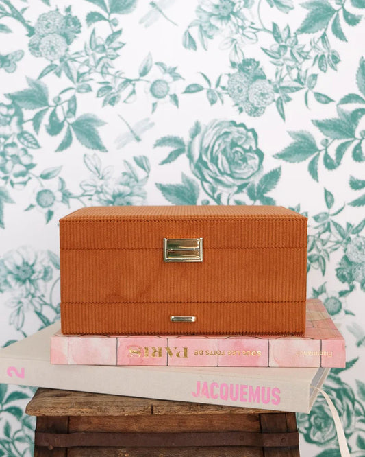 Corduroy Jewellery Box