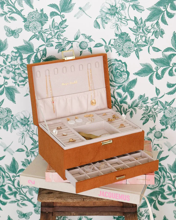 Corduroy Jewellery Box