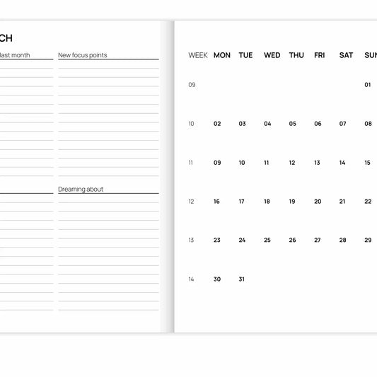 2026 Diary Sun Beige