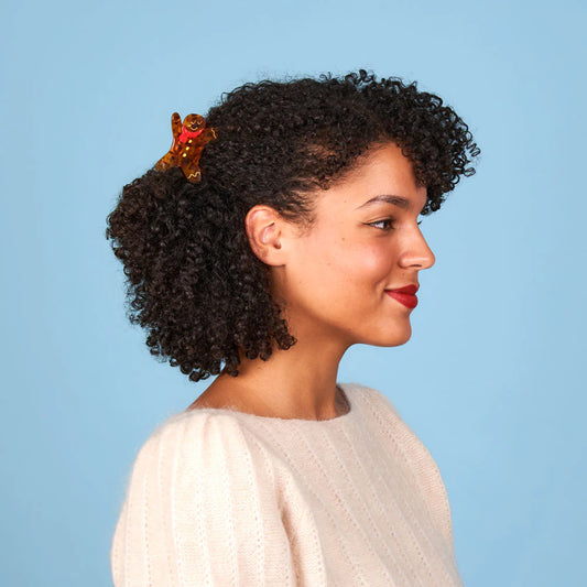 Gingerbread Hair Clip