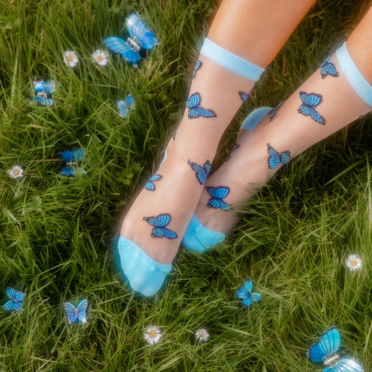 Butterfly Sheer Socks