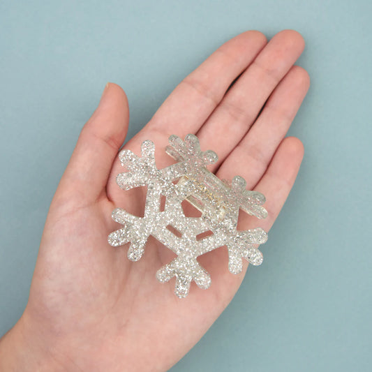 Snowflake Hair Clip