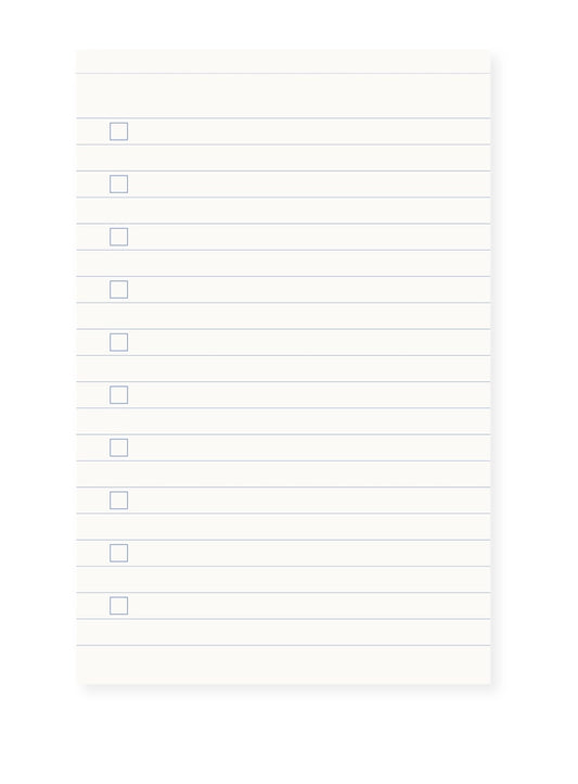 Everyday Lists Notepad Sun Beige